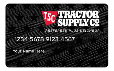 tractor supply co credit card sign on